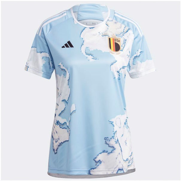 Tailandia Camiseta Bélgica Replica Segunda Ropa Mujer 2023